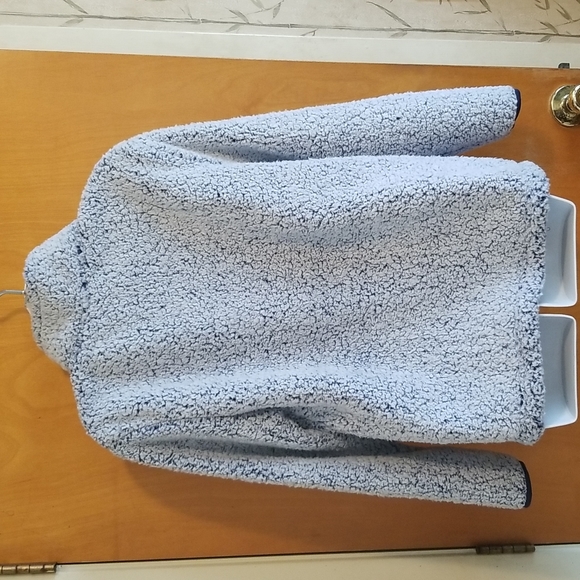 NEW Serra Ladies Quarter Zip Sherpa Pullover Pouch Pocket Size Small - Picture 6 of 10